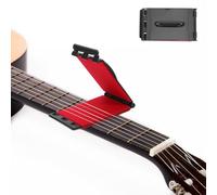 SOLUSTRE Guitar String Cleaner String Scrubber with Ergonomic Cambered Handle and Replaceable Microfiber Pads for Fretboard Fingerboard Bass Ukulele Banjo and Mandolin Care