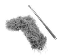 SOLUSTRE Gutter Cleaning Tool and Roof Brush Telescopic 5 Meter Foldable Pole with Special Bending Angle and Detachable Head for Removing Leaves and Dust Outdoors