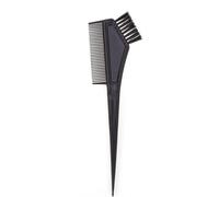 SOLUSTRE Hair Dye Brush and Comb Set with Portable Design Application 15pcs Sturdy Black Hair Tint Applicator for Professional Salon and Home Use