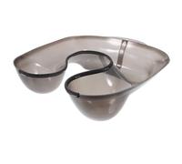 SOLUSTRE Hair Perm Neck Tray for Hairdressing and DIY Use, Lightweight Abs Plastic Shoulder Shampoo Basin, Sturdy and Not Easily Deformed, for Salon Supplies and Hair Dye Application