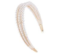 SOLUSTRE Hairband, with Hair Three-deck and Wear Metal Comfortable for Elegant Headband Stylish Decoration Bride Wedding Parties Brides