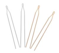 SOLUSTRE Hairpins Shape Easy to Operate Design Decoration Embellish 4pcs Copper DIY Chopsticks Retro Simple Ornaments for Stylish Hair Hairdresser Hairstyles