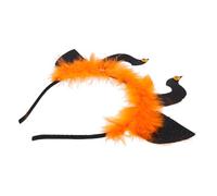 SOLUSTRE Halloween Devil Horn Headband for Women Festival Hair Hoops Cosplay Headpiece Party Dress Up Animal Inspired Horns Hairband with Comfortable and Materials