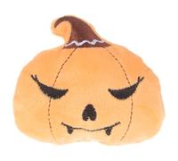 SOLUSTRE Halloween Pumpkin Shaped Plush Cat with Catnip, Interactive for Cats, Soft Sturdy Material for Independent Play, Halloween Themed Pet