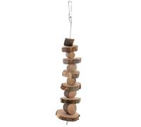 SOLUSTRE Hamster Wood Bunny Molar Guinea Pig Chew Natural Wood Material Wear-resistant Unique Shapes Brown Small Pets Playing Chew to The Mood