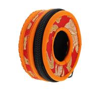 SOLUSTRE Handmade Nepal Style Cloth Storage Bag for Tibetan Meditation Bell Small Bell Case with Delicate Embroidery Fit Compact and Portable for Meditation Use