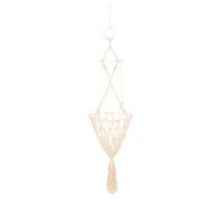 SOLUSTRE Handwoven Cotton Rope Cat Bed Hanging Hammock with Breathable Net Structure and Semi-enclosed Design for Cats and Pets, Suitable for Year-round Use at Home in Boho Style