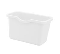 SOLUSTRE Hanging Kitchen Wastebasket White Plastic Cabinet Door Trash Can Multifunctional Space-saving Garbage Bin for Recycling and Storage