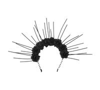 SOLUSTRE Headband Keep Hair Women and Metal Delicate Flower for Gothic, Accessory to Hairstyle, Elegant Chic Hair Decor for Special Occasions Everyday Wear