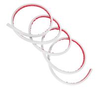 SOLUSTRE Heavy Duty Floor Cord Cover Flexible Pvc Wire Protector for Extension Cords Proof Design White 10m Length for Carpet and Outdoor Use