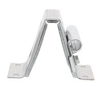 SOLUSTRE Heavy-Duty Iron Garage Door Hinge Upper Bracket with Reliable Silver Finish for Residential Garage Door Accessories and Fixture Bracket