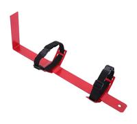 SOLUSTRE Heavy Duty Metal Fire Extinguisher Bracket with Quick Release Strap, Wall Mount Holder for 4-9kg Fire Extinguishers, Universal Fit with Effortless Installation for Commercial