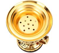 SOLUSTRE Household Incense Burner Made of Iron with Charcoal, Rustic Style Metal Censer for Air Purifying and Decoration in Zen Room or Bar