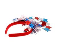 SOLUSTRE Independence Day Star Headband Lightweight Patriotic Hair Accessory for Festivals Parties for Celebrating with Family Friends for Veterans Day National Holidays