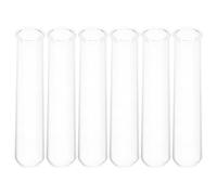 SOLUSTRE Indoor Plant Propagation 6Pcs 15Ml Glass Test Tubes, Mini Hydroponic Vases for Desktop, Window Sill and Small Area Decoration