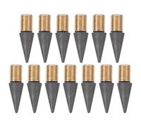 SOLUSTRE Inkless Pencil Replacement Nibs Sturdy Metal Material 20pcs Everlasting Graphite Tips Reduce Sharpening Time for School and Office Supplies Suitable for Students and Teachers