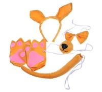 SOLUSTRE Kangaroo Animal Ears Headband Set for Cosplay and Party Decorations, Cloth Material with Adorable Animal Ear Shape, Practical and Decorative Accessory for New Years Eve Costume