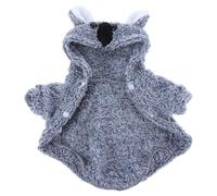 SOLUSTRE Koala-shaped Dog Clothes Plush Velvet Pet Costume for Puppy and Dog, Easy to Put, Comfortable Design in Blue, Suitable for Special Occasions and Outdoor Activities, Size M