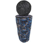 SOLUSTRE Large African Drum Bag Smooth Zipper with Waterproof Oxford Cloth Random Color and Pvc Material, Wear-resistant Design Camouflage Blue Pattern, Large Capacity Portable Instrument Backpack
