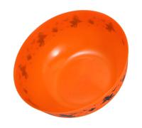 SOLUSTRE Large Halloween Candy Bowl Orange Snack Bowl for Sweets and Vegetables, Decorative Home Serving Dish for Halloween Party and Home Decoration