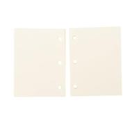 SOLUSTRE Loose-Leaf Binder Paper , Replaceable 240 Sheets for Smooth Writing , White Paper Mini Scrapbook Notebook for Office and Writing Use