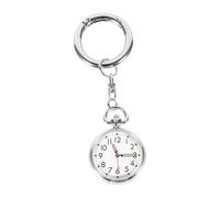 SOLUSTRE Luminous Stainless Steel Nurse Pocket Watch with Glass Cover, Sturdy and Easy to Fix on Work Clothes, for Staff and Doctors, a Holiday