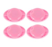 SOLUSTRE Magnetic Running Bib Clips Marathon Bib Number Holders 4 Pcs Lightweight Reusable with Plastic and Magnet Material in Pink for Marathons and Cycling