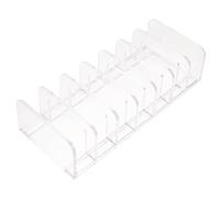 SOLUSTRE Makeup Palettes Holder 17.1 x 7.3 Centimeter Slim Design with Seven Slots for Eyeshadow Foundation Storage on Makeup Tables