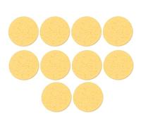 SOLUSTRE Makeup Powder Puff Sponge Christmas 10pcs Yellow that Removes Impurities Soft Reusable Facial Sponge for Face Cleansing and Makeup Removal and Daily Cleansing