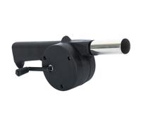SOLUSTRE Manual Bbq Bellows Fan, Hand Crank Air Blower for Outdoor Grilling | Lightweight Metal and Plastic Design, No Electricity Needed, Suitable for Camp Stoves, Charcoal Starters, Hiking