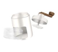 SOLUSTRE Manual Ice Crusher for Home Use with Hand Crank Operation, Portable Ice Machine Made of Abs and Stainless Steel, Easy to Use Kitchen Gadget for Housewarming and Christmas