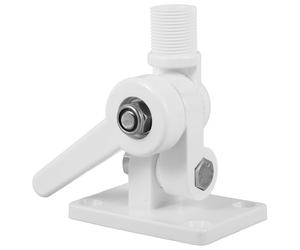 SOLUSTRE Marine Mounting Bracket for Antenna Equipment and Navigation Equipment on Boats, Adjustable Height and Stable Boat Antenna Mount with Ip67 Certified Plastic and Steel Construction