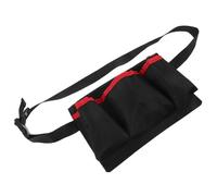 SOLUSTRE Massage Oil Waist Pouch Small Cloth Bottle Organizer with 3 Compartments, Portable Essential Oil Storage Bag for Massage Therapist and Restaurant Cleaning