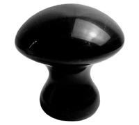 SOLUSTRE Massaging Stone Facial Tool Volcanic Basalt Mushroom Shape for Professional Spa and Skin Care Treatment