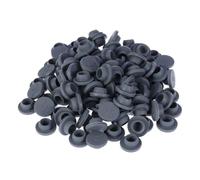 SOLUSTRE Medical Bottle Rubber and Silicone Plugs, 100pcs Laboratory Stopper Plugs for Bottles, Chemical Resistant Rubber Stopper Seals for Lab and Pharmaceutical Use