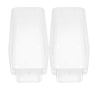 SOLUSTRE Medication Box Pill Organizer 2pcs with Efficient Categorization and Portable Versatility, White Stackable Storage Bins for Travel and Work Trips for Daily Use