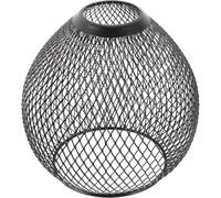SOLUSTRE Metal Mesh Hollow-Out Water Drop Pendant Lamp Shade, 135x138mm Matte Black Iron Wire Lampshade, Suitable for Dining Room and Home Ceiling Light Fixtures