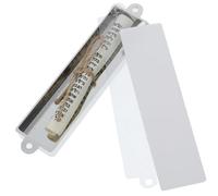 SOLUSTRE Metal Mezuzah Case with Divine Scripture Scroll for Door Jewish Home Blessing Plaque Versatile Judaica Ornament for Family Office and Commercial Spaces Fine Craftsmanship