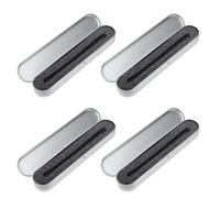 SOLUSTRE Metal Pen Protection Boxes 4 Pcs Tin Pencil Cases with Foam Lining Compact and Water Resistant for Study and Work Desk Organisation