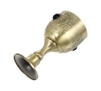 SOLUSTRE Metal Retro Wine Cup Mini Chalice in Red Practical Design Suitable for Hotel Parties and Celebrations