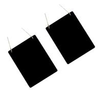 SOLUSTRE Mini Wood Chalkboard Signs Double-Sided Hanging 2pcs with Lanyard, Easy to and Write on Both Sides, Lightweight Decoration for Do Not Disturb Or Graffiti