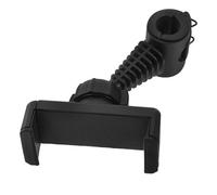 SOLUSTRE Multi-functional Car Mobile Phone Holder Back Seats Phone Mount Adjustable Angle Anti-drop Abs Material Modern Design Black for Car Watching Videos