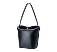 SOLUSTRE Multi-Functional Genuine Leather Portable Storage Pouch for Earphone and Key Protection, Chic Black Change Bag with Professional and Practical Design for Outdoor Use