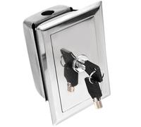 SOLUSTRE Multi-functional Reliable Roller Door Control Pad with Push Button Starter Plastic Silver Remote Switch Box for Roller Shutter Doors Practical Manual Enclosure for Operation
