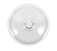 SOLUSTRE Multi-use Ceramic and Glass Cake Plate with Lid, Break and Wear Resistant Fruit Foretaste Plate, for Birthday Party and Events, Simple Shape Design