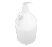 SOLUSTRE Multi-use Plastic Food Barrels 1 Gallon Milk Jugs with Pump Storage Containers for Cosmetics Refillable Jugs