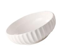 SOLUSTRE Multifunctional White Dough Bowl Thickened Household Soup Container for Kitchen Storage Reusable and Practical Basin for Food Noodles and Soup