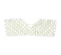 SOLUSTRE Natural Jade Eye-Shaped Eye Mask with Hand-Woven Design Easy to Use and Carry Jade Sleep Mask for Soothing and Relaxation for Sleep and Dark Circles