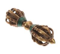SOLUSTRE Nepal Vajra Pestle Tantric Tool Vintage Religious Collection Phurba Dorge Handcrafted Art