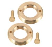 SOLUSTRE NMO Antenna Mount Bracket 2pcs Aluminum Alloy Female Suction Cup Adapter for VHF UHF Amateur Radio Aerial Bracket Automotive